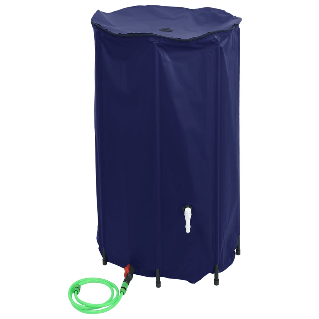 Vanntank med kran sammenleggbar 100 L PVC vidaXL