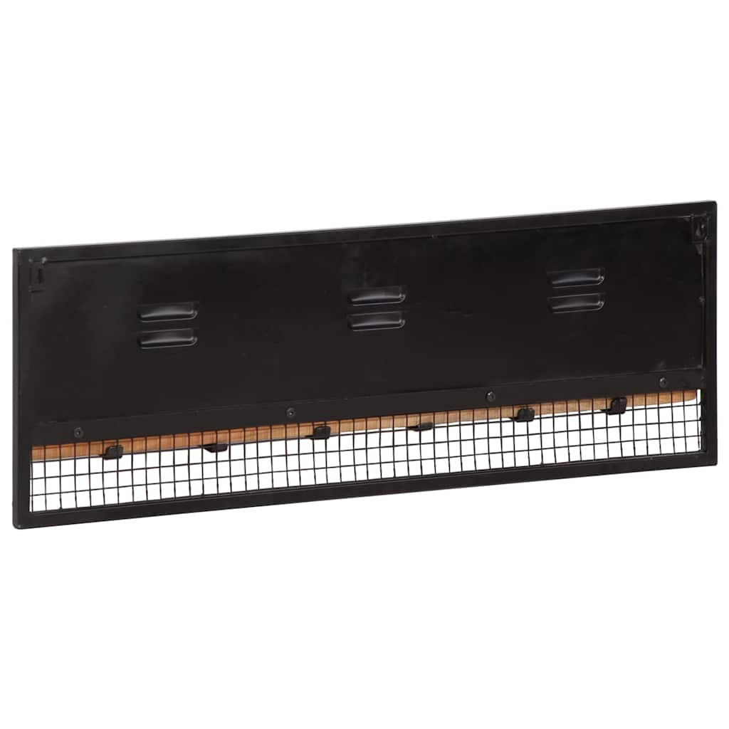 Veggmontert klesstativ 90x11x30 cm heltre mango