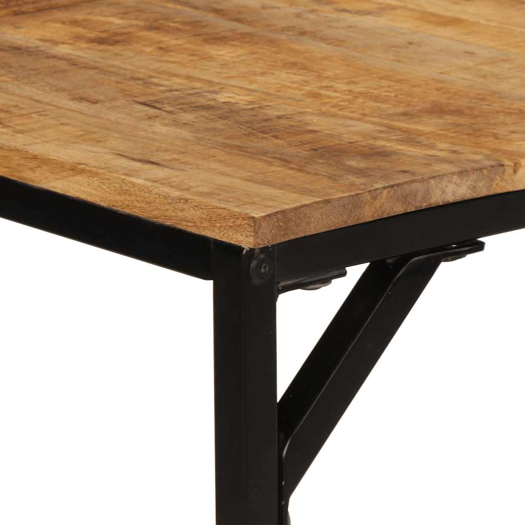 Spisebord 140x70x75 cm grovt heltre mangotre