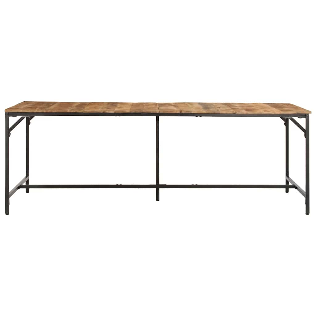 Spisebord 220x90x75 cm grovt heltre mangotre