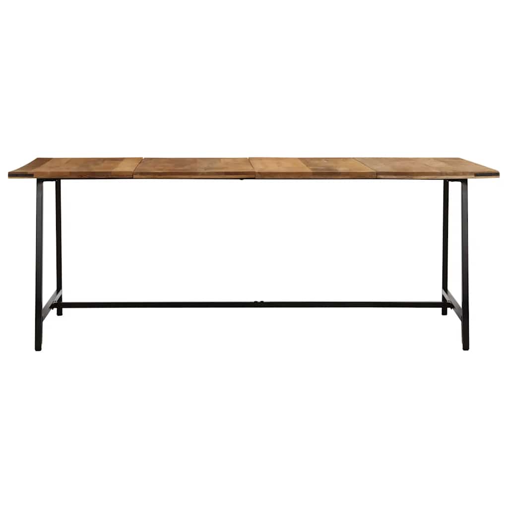 Spisebord 200x100x75 cm heltre mango