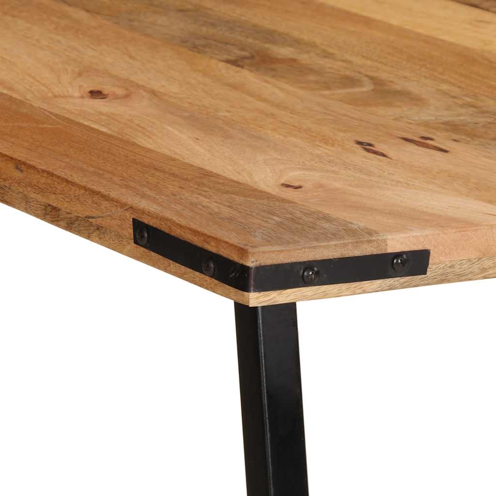 Spisebord 200x100x75 cm heltre mango