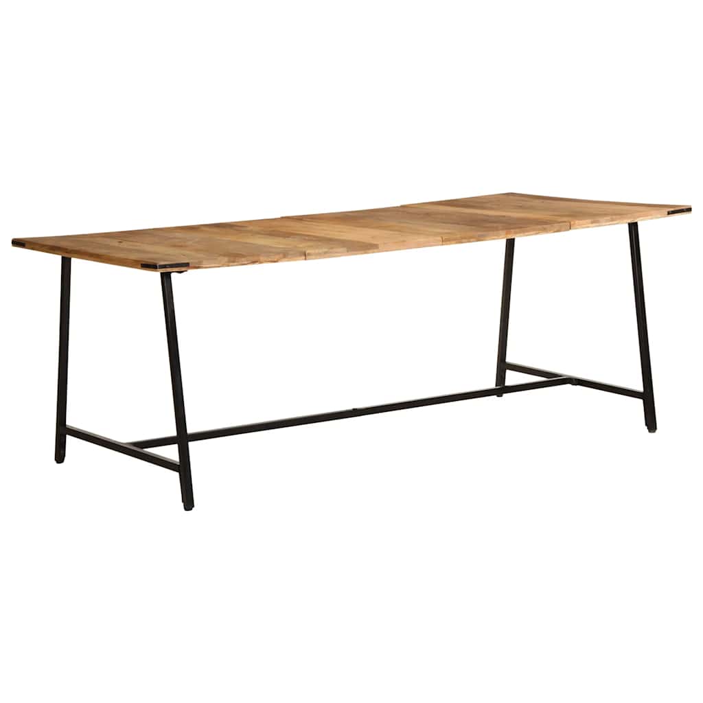 Spisebord 200x100x75 cm heltre mango