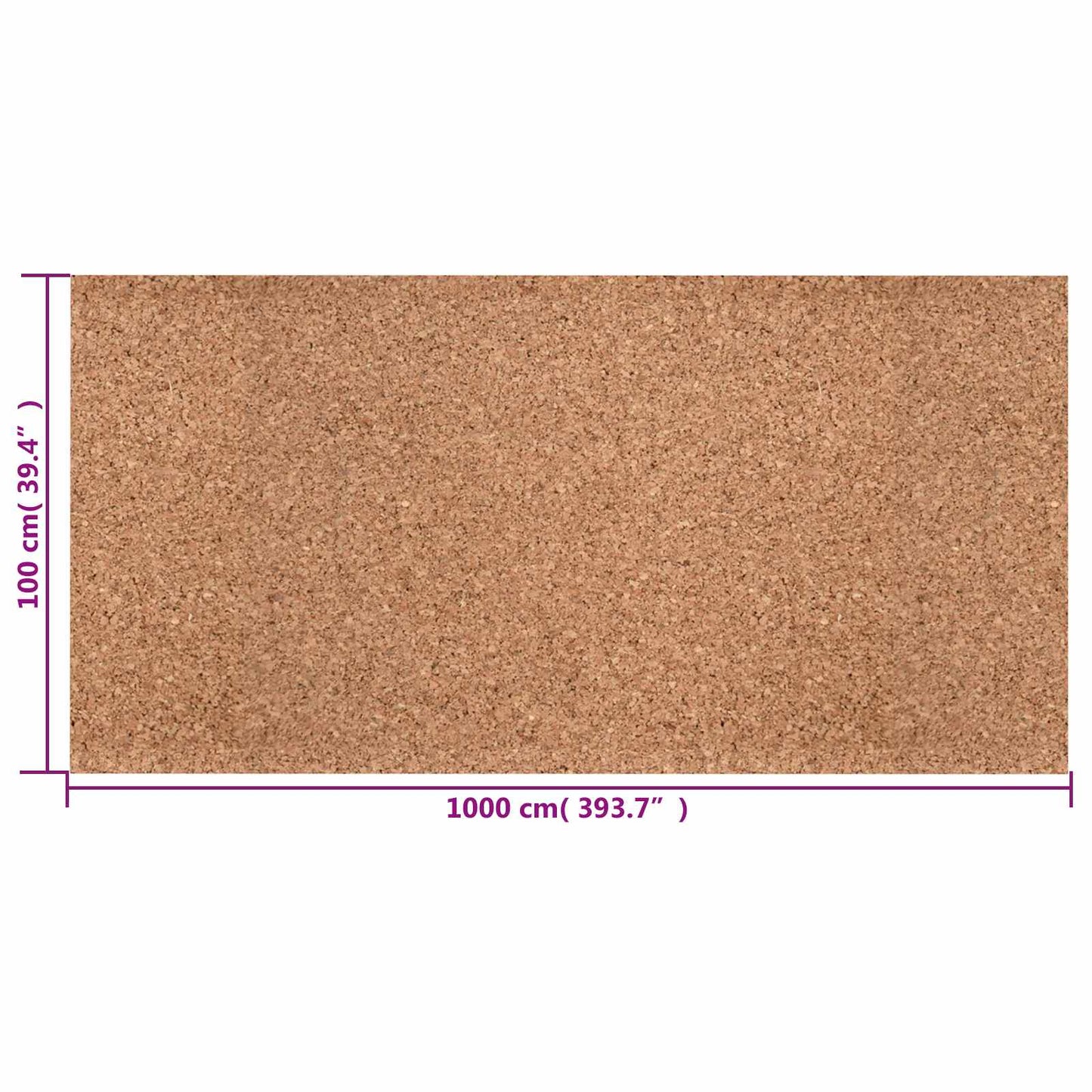 Korkrull Brun 100 x 1000 x 0,2 cm Kork