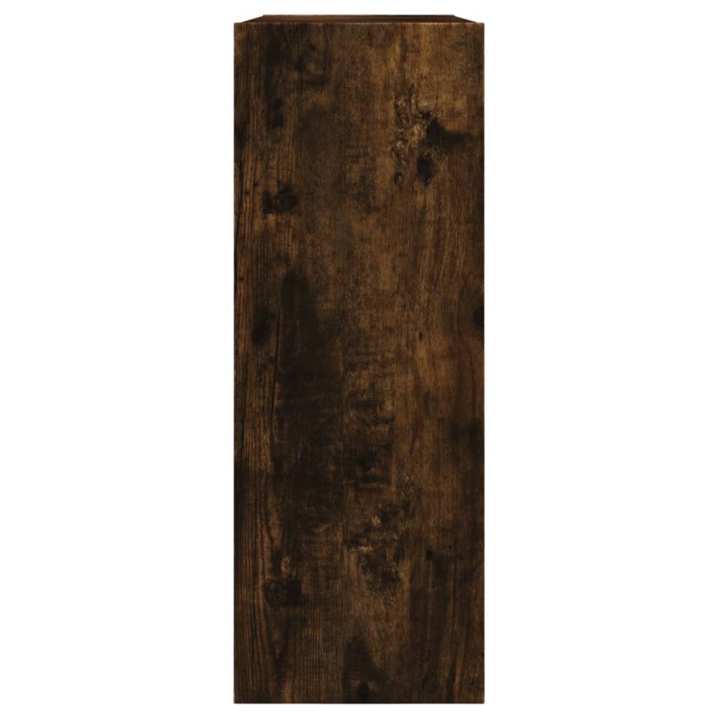 Skoskap røkt eik 80x21x57 cm konstruert tre