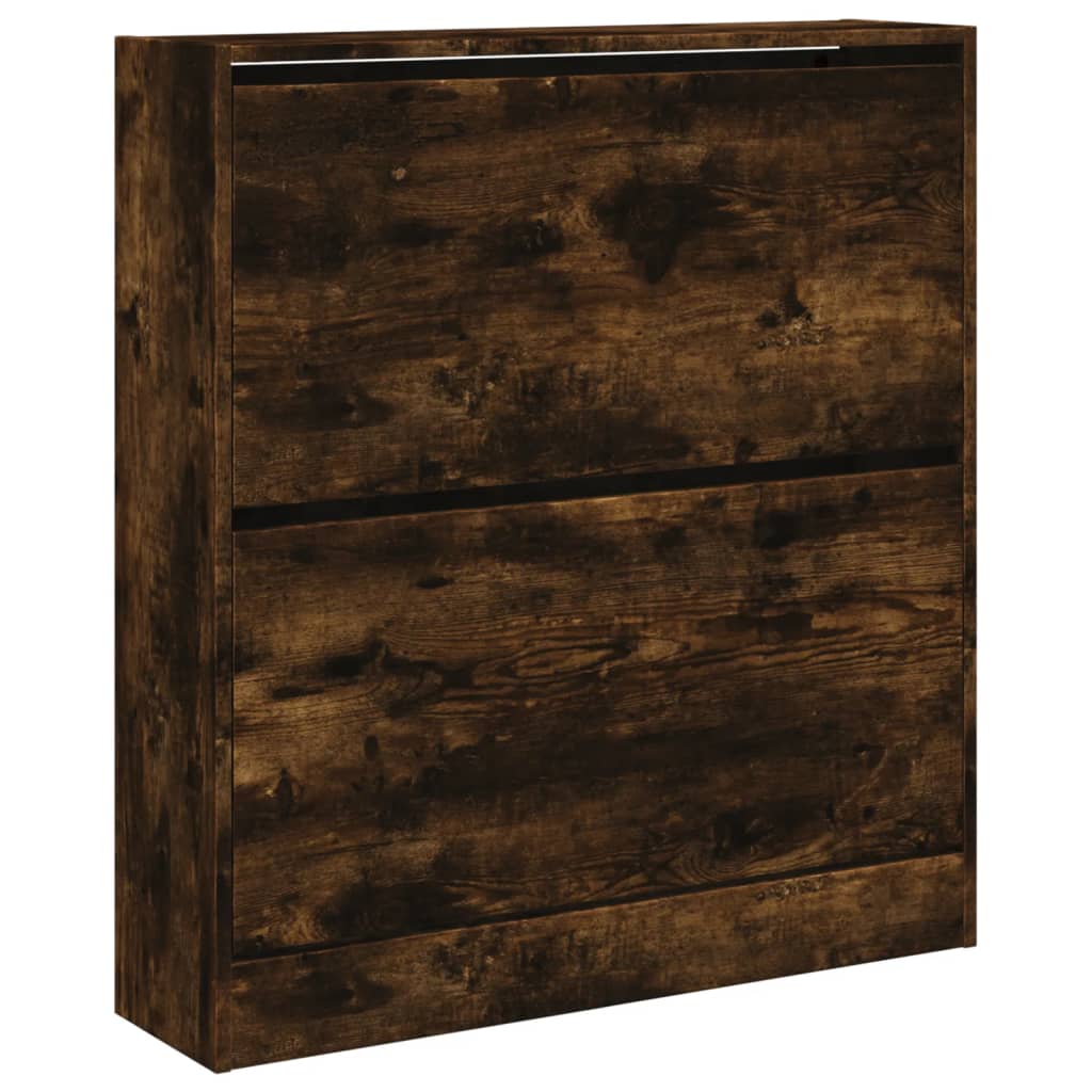 Skoskap røkt eik 80x21x87,5 cm konstruert tre
