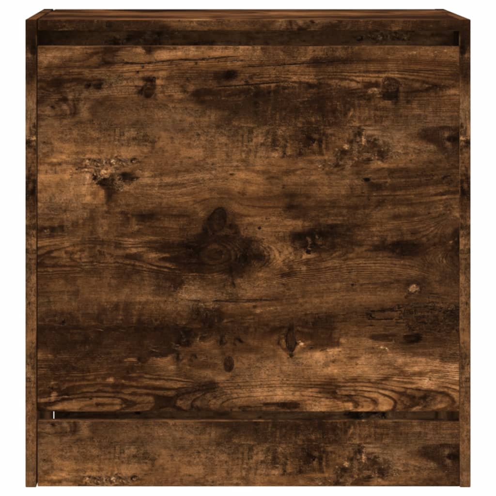 Skoskap røkt eik 60x34x63,5 cm konstruert tre