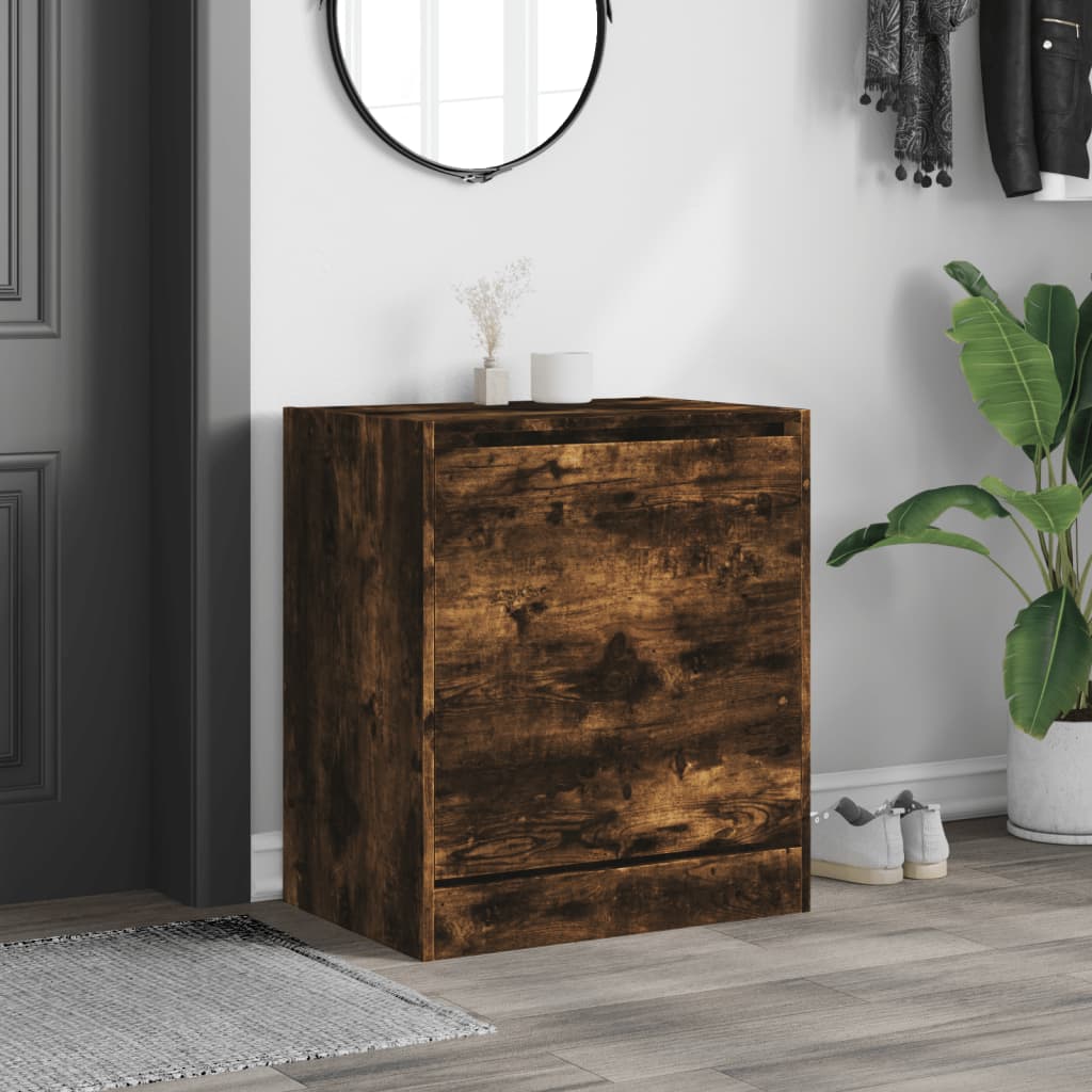 Skoskap røkt eik 60x42x69 cm konstruert tre