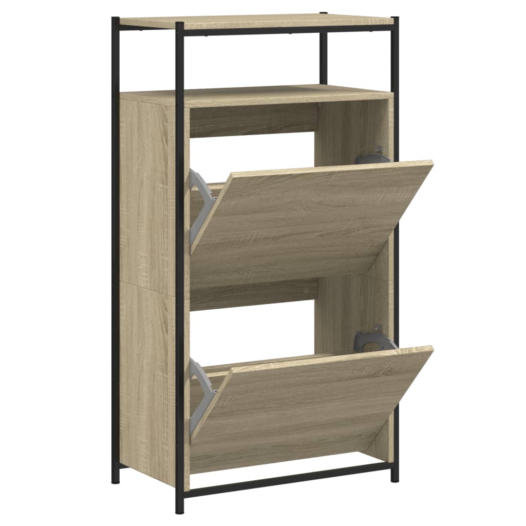 Skoskap sonoma eik 60x34x112 cm konstruert tre