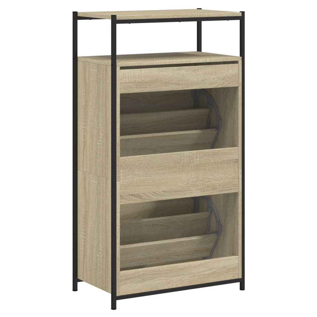 Skoskap sonoma eik 60x34x112 cm konstruert tre