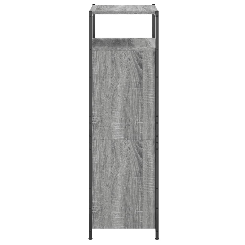 Skoskap grå sonoma 60x34x112 cm konstruert tre
