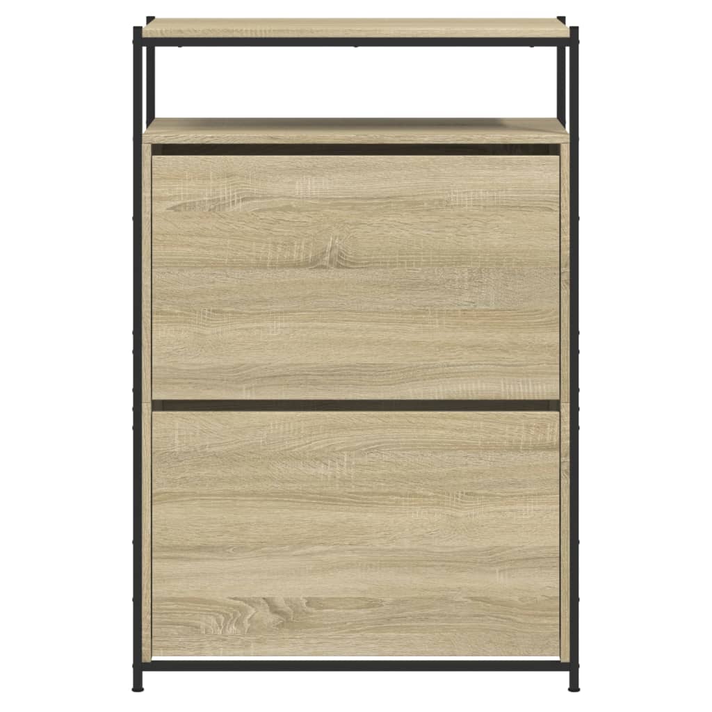 Skoskap sonoma eik 75x34x112 cm konstruert tre