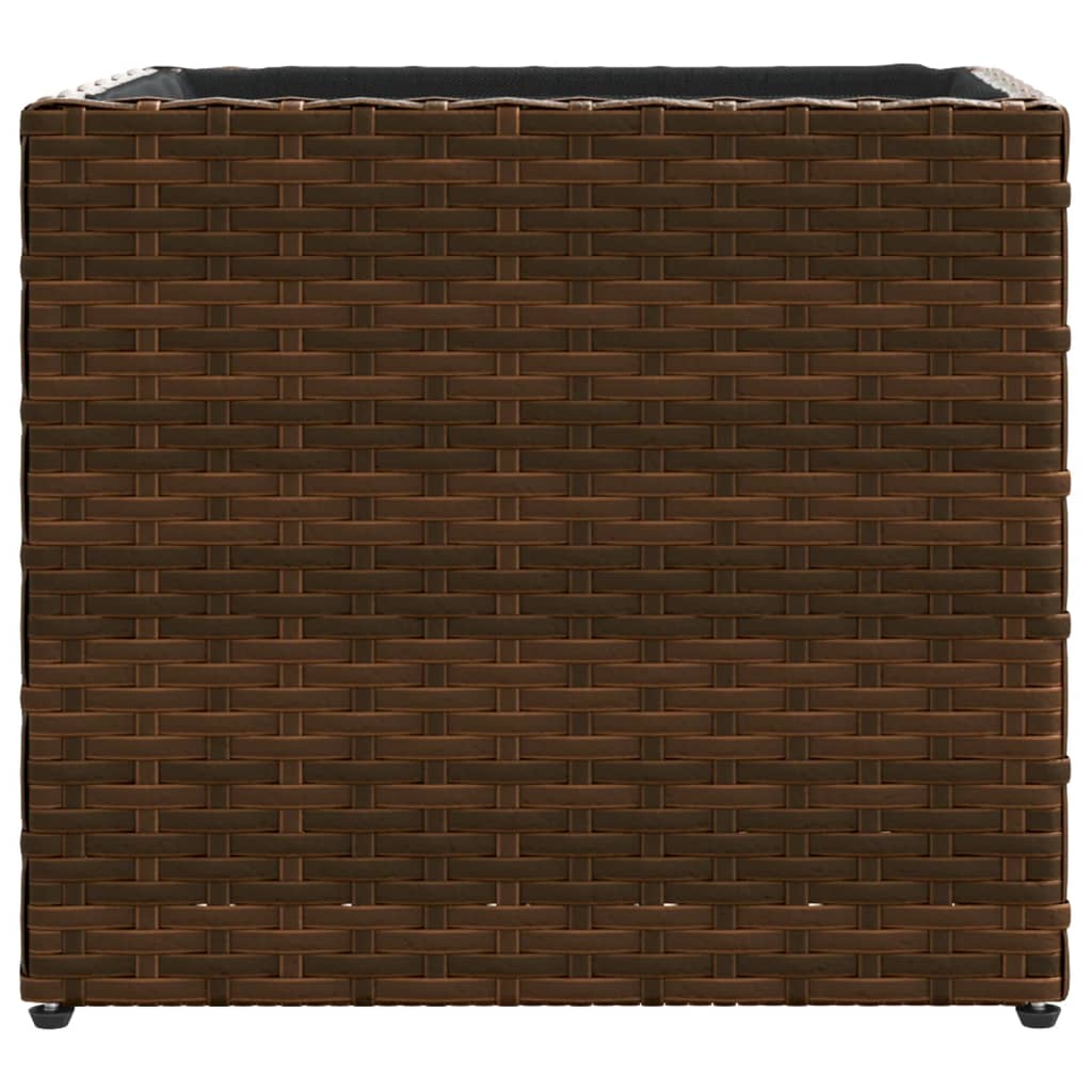 Plantekasse brun 36x30x32 cm polyrotting