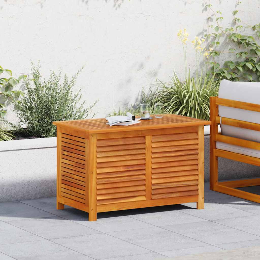 Putekasse med lameller 90x50x56 cm heltre akasie