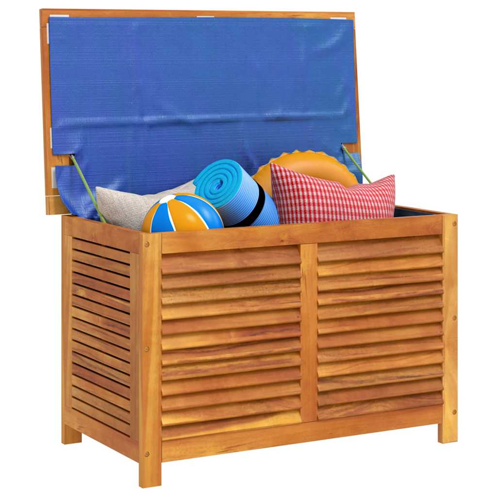 Putekasse med lameller 90x50x56 cm heltre akasie