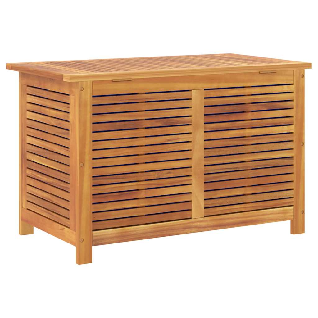 Putekasse med lameller 90x50x56 cm heltre akasie