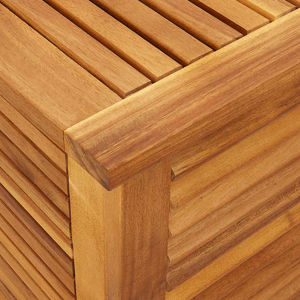 Putekasse med lameller 90x50x56 cm heltre akasie
