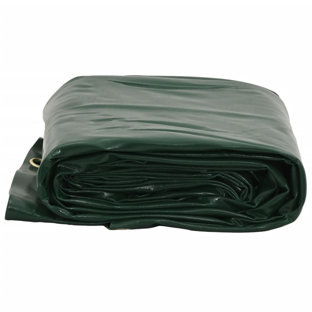 Presenning grønn 5x7 m 650 g/m²