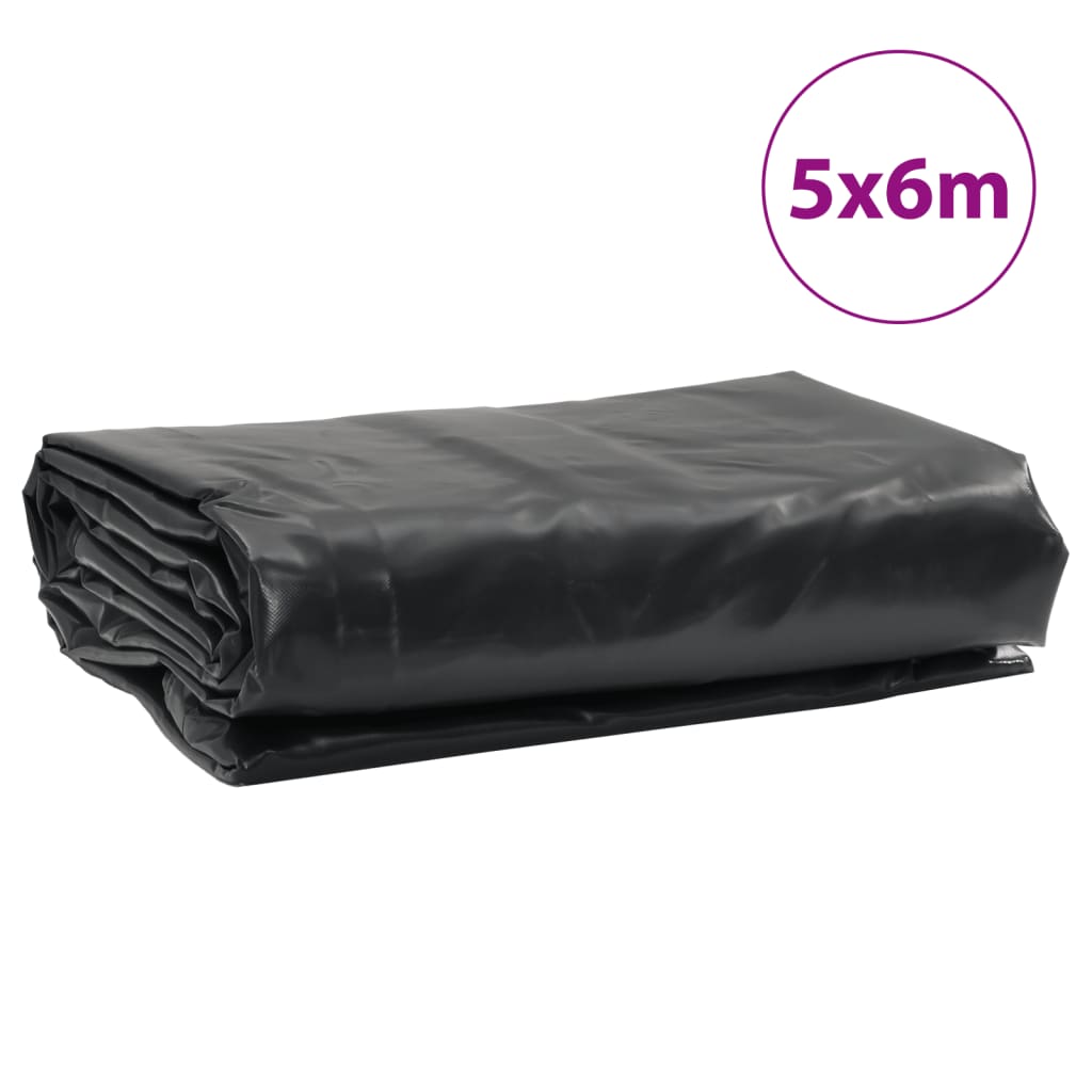 Presenning antrasitt 5x6 m 650 g/m²