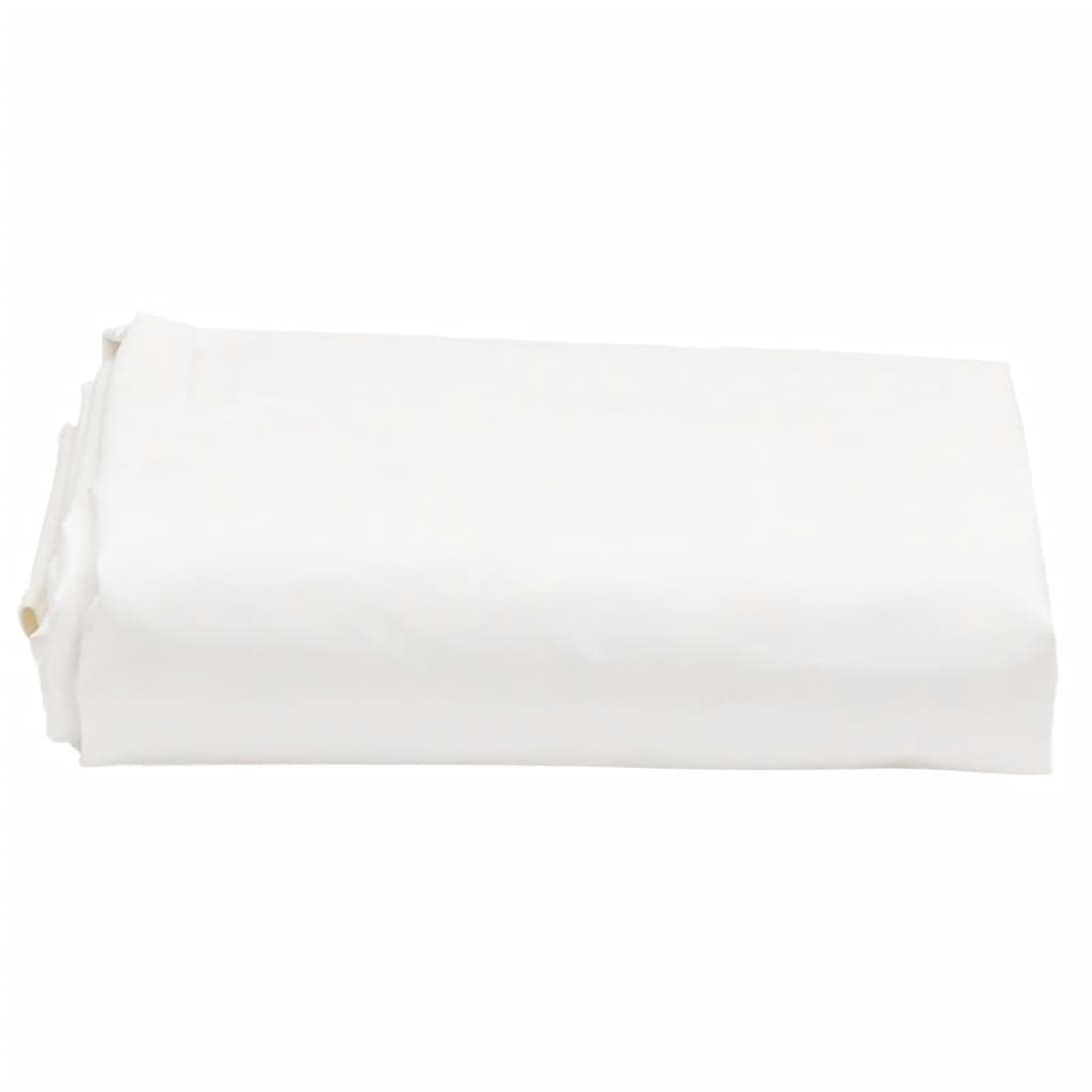 Presenning hvit Ø 2,8 m 650 g/m²
