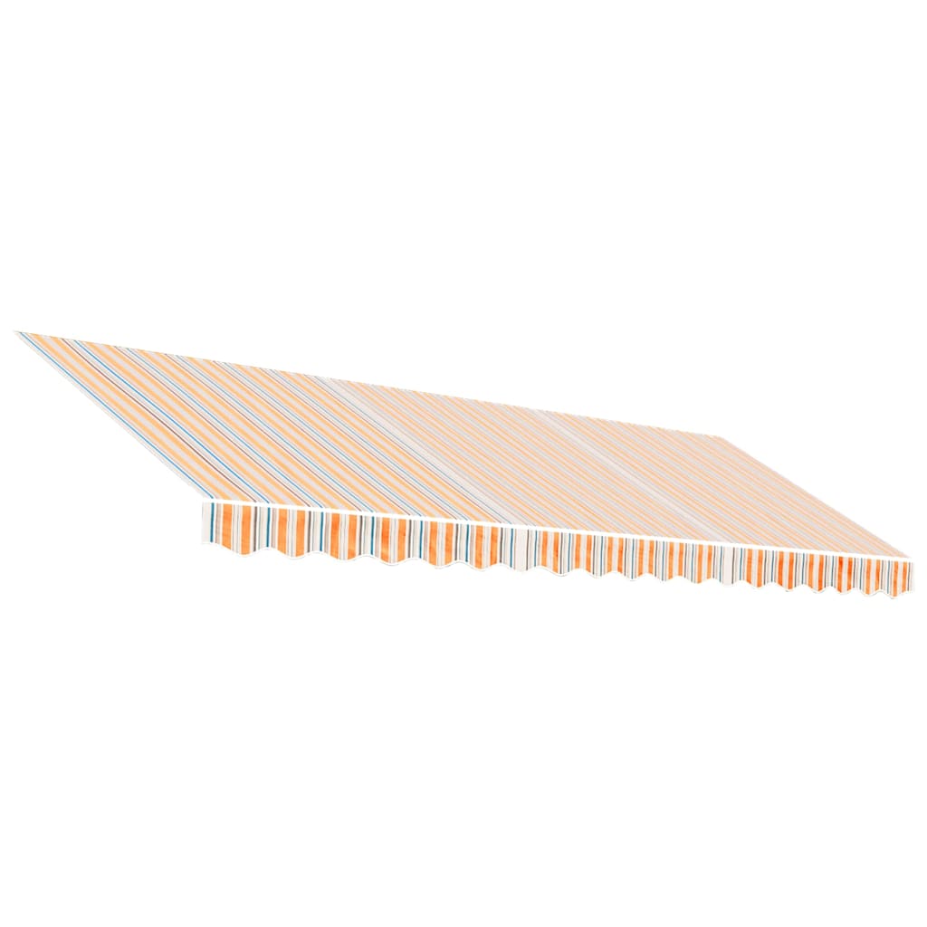 Erstatningsduk for markise flerfarget stripe 4,5x3,5 m