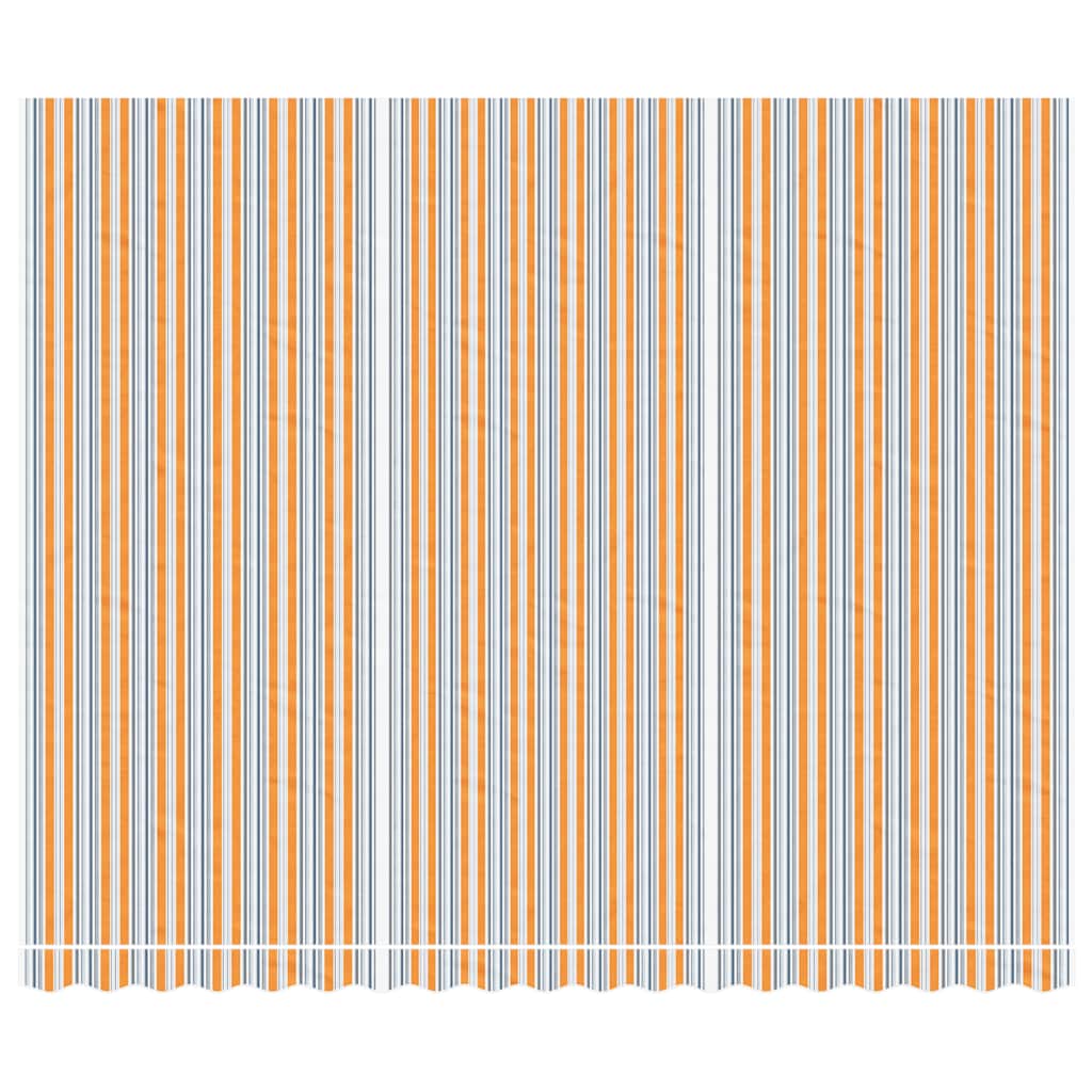 Erstatningsduk for markise flerfarget stripe 4,5x3,5 m