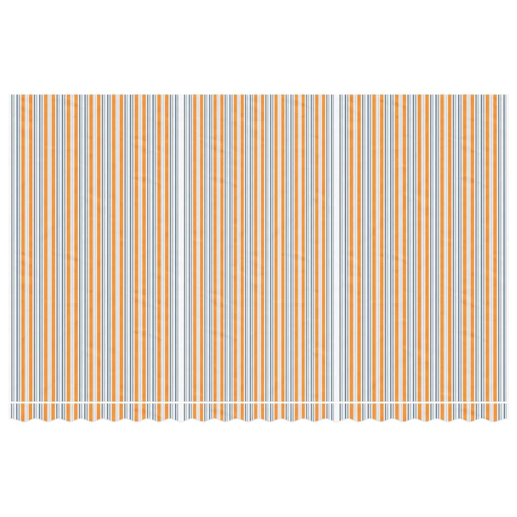 Erstatningsduk for markise flerfarget stripe 5x3 m