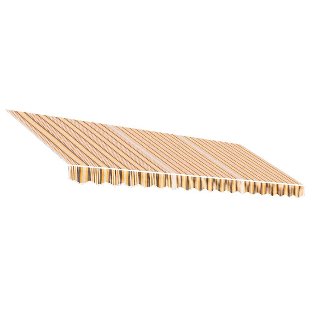 Erstatningsduk for markise flerfarget stripe 4,5x3 m