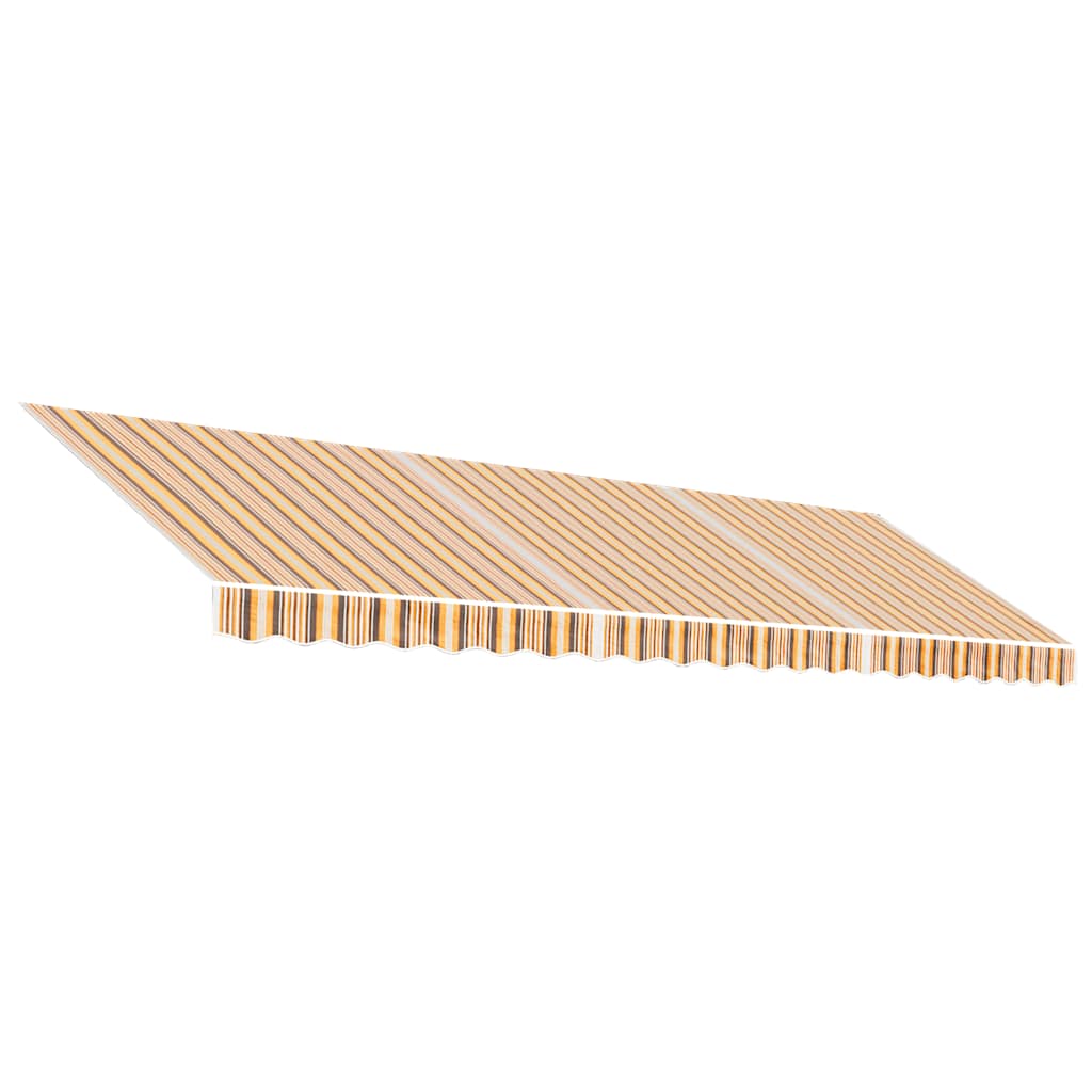Erstatningsduk for markise flerfarget stripe 5x3,5 m