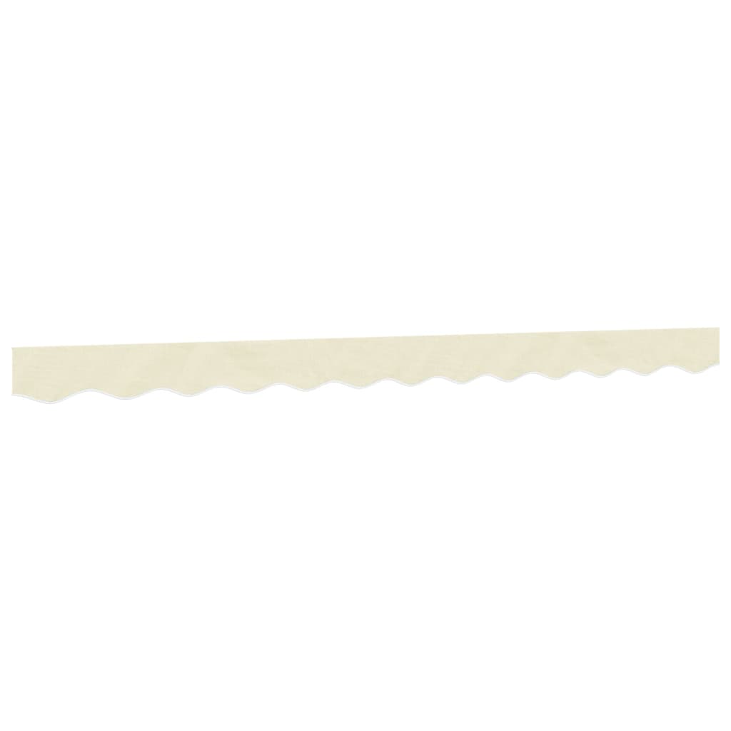 Erstatningsstoff for markisekappe kremhvit stripe 3 m