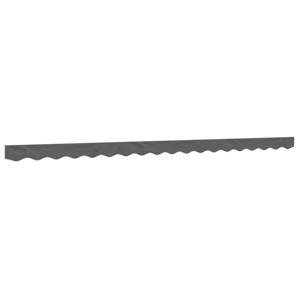 Erstatningsstoff for markisekappe antrasitt stripe 4,5 m