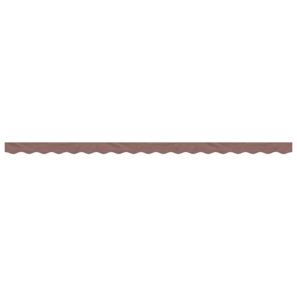 Erstatningsstoff for markisekappe brun stripe 4,5 m