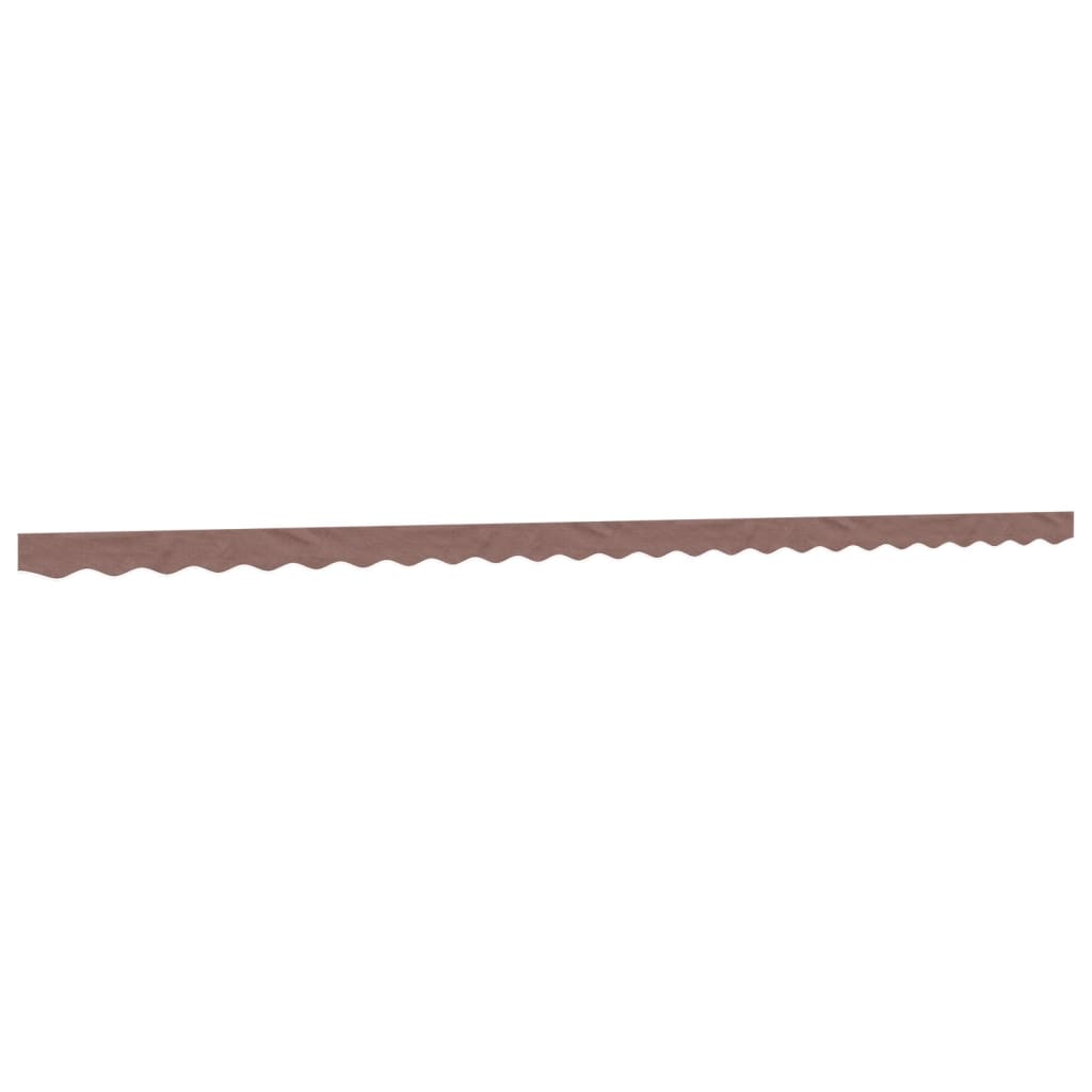 Erstatningsstoff for markisekappe brun stripe 6 m
