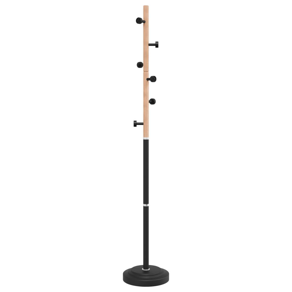 Stumtjener svart 177 cm pulverlakkert jern
