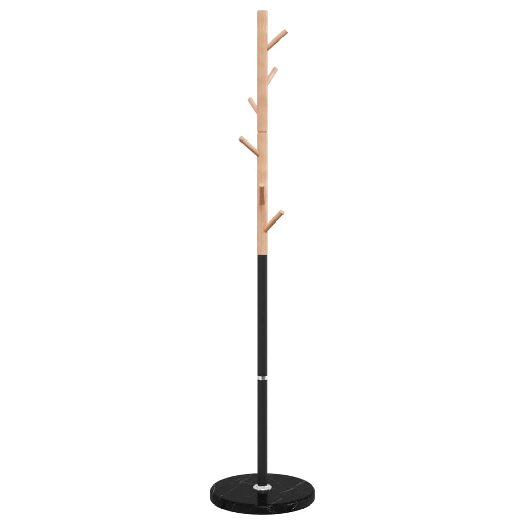 Stumtjener svart 172 cm pulverlakkert jern