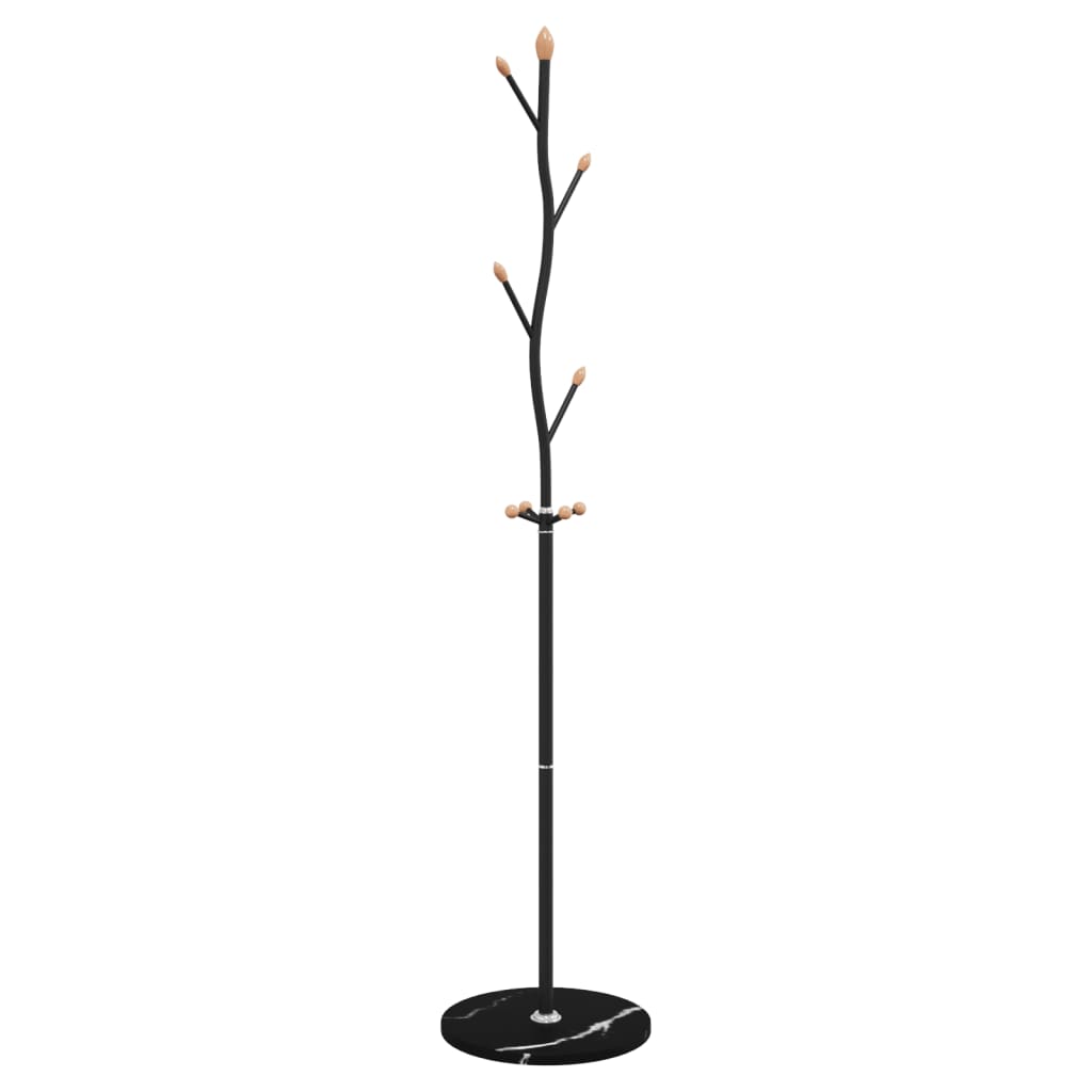 Stumtjener svart 177 cm pulverlakkert jern