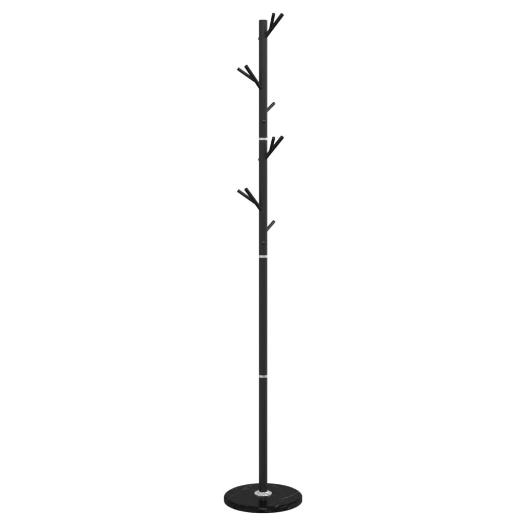Stumtjener svart 175 cm pulverlakkert jern
