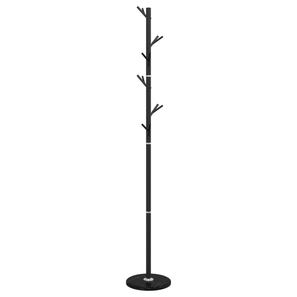 Stumtjener svart 175 cm pulverlakkert jern