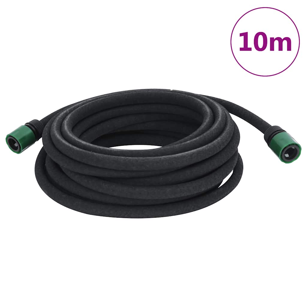 Dryppslange svart 0,6" 10 m gummi