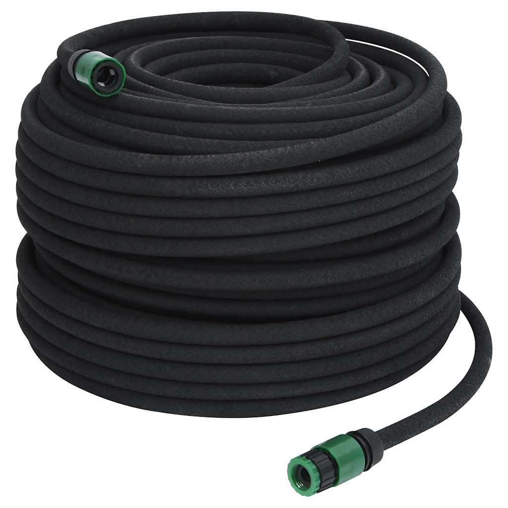 Dryppslange svart 0,6" 100 m gummi
