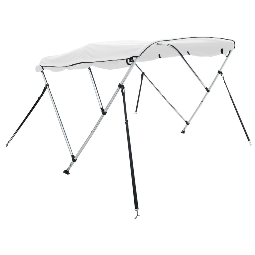 Båtkalesje 3-buet med sidevegger 183x(185-198)x137 cm