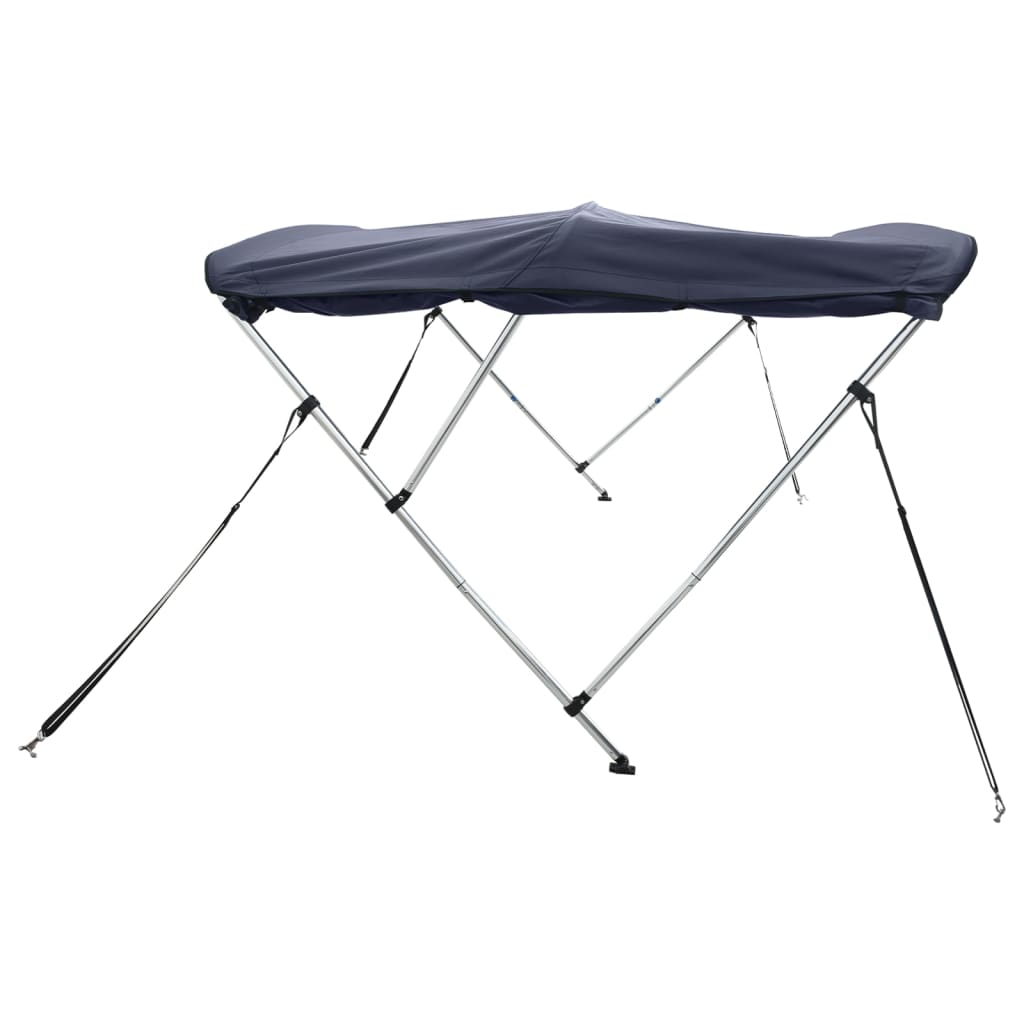 Båtkalesje 3-buet med sidevegger 183x(170-182)x137 cm