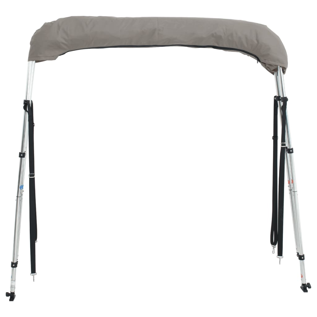 Båtkalesje 3-buet med sidevegger 183x(137-152)x137 cm