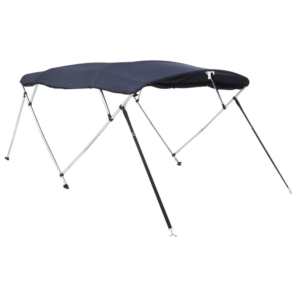 Båtkalesje 4-buet med sidevegger 243x(200-213)x137 cm