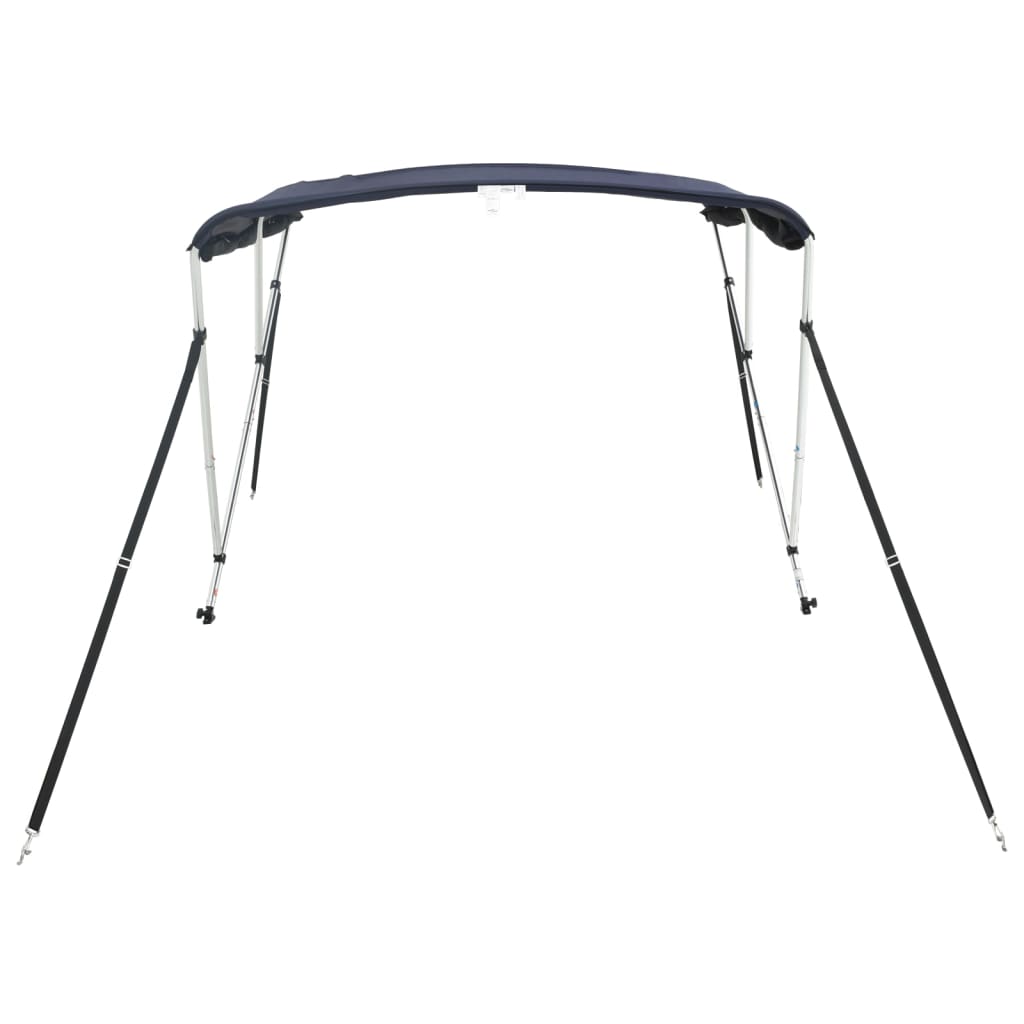 Båtkalesje 3-buet med sidevegger i netting 183x(170-182)x137 cm vidaXL