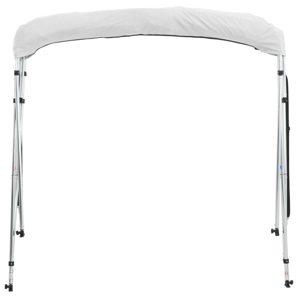 Båtkalesje 4-buet med sidevegger i netting 243x(170-182)x137 cm
