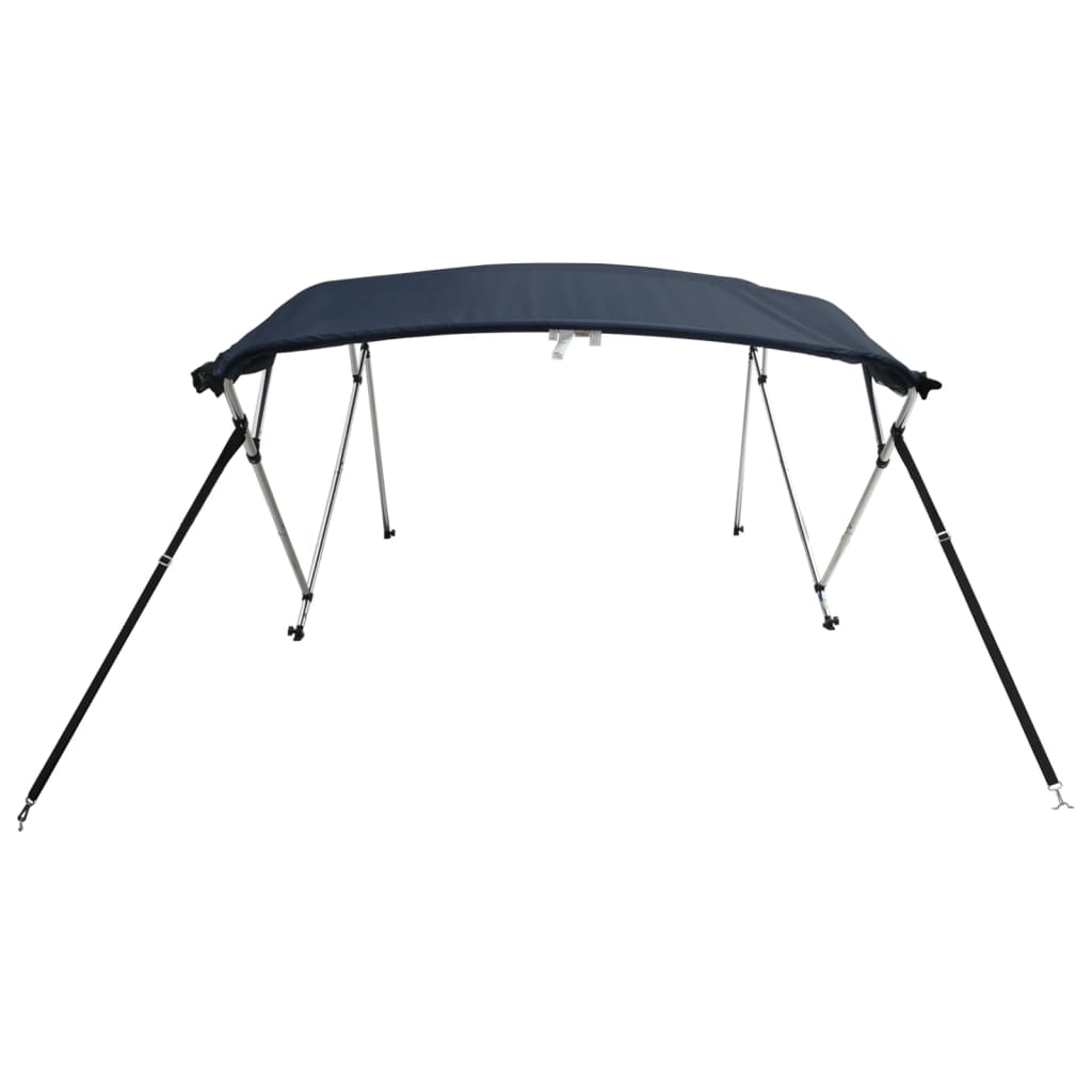 Båtkalesje 3-buet med sidevegger i netting 243x(170-182)x137 cm