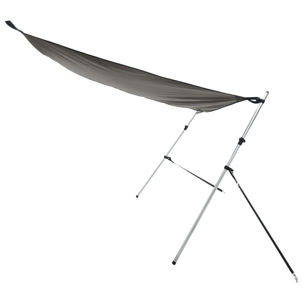 T-Top solskjermutvidelse antrasitt 170x208x(115-183) cm