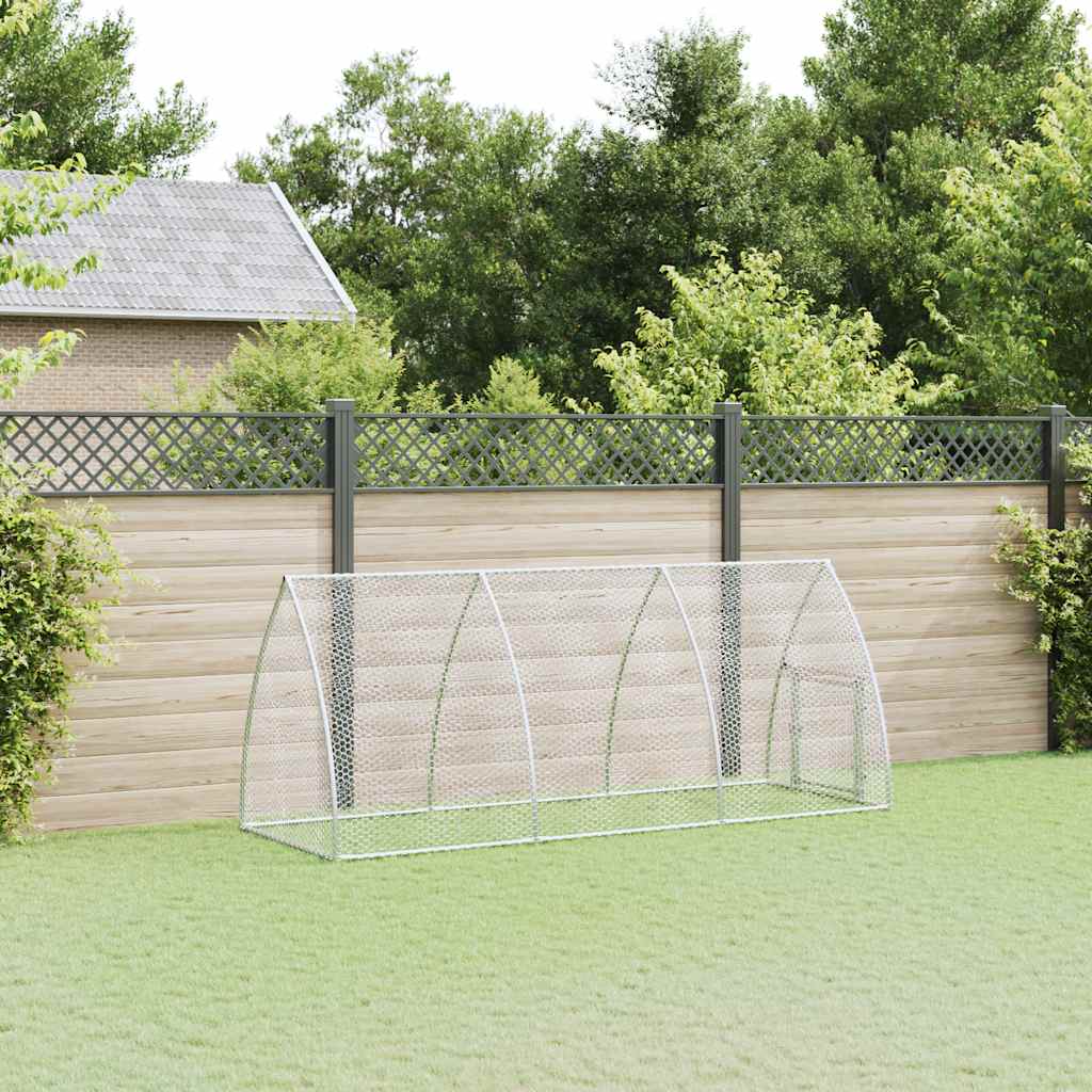 Kyllingbur sølv 300x105x120 cm galvanisert stål
