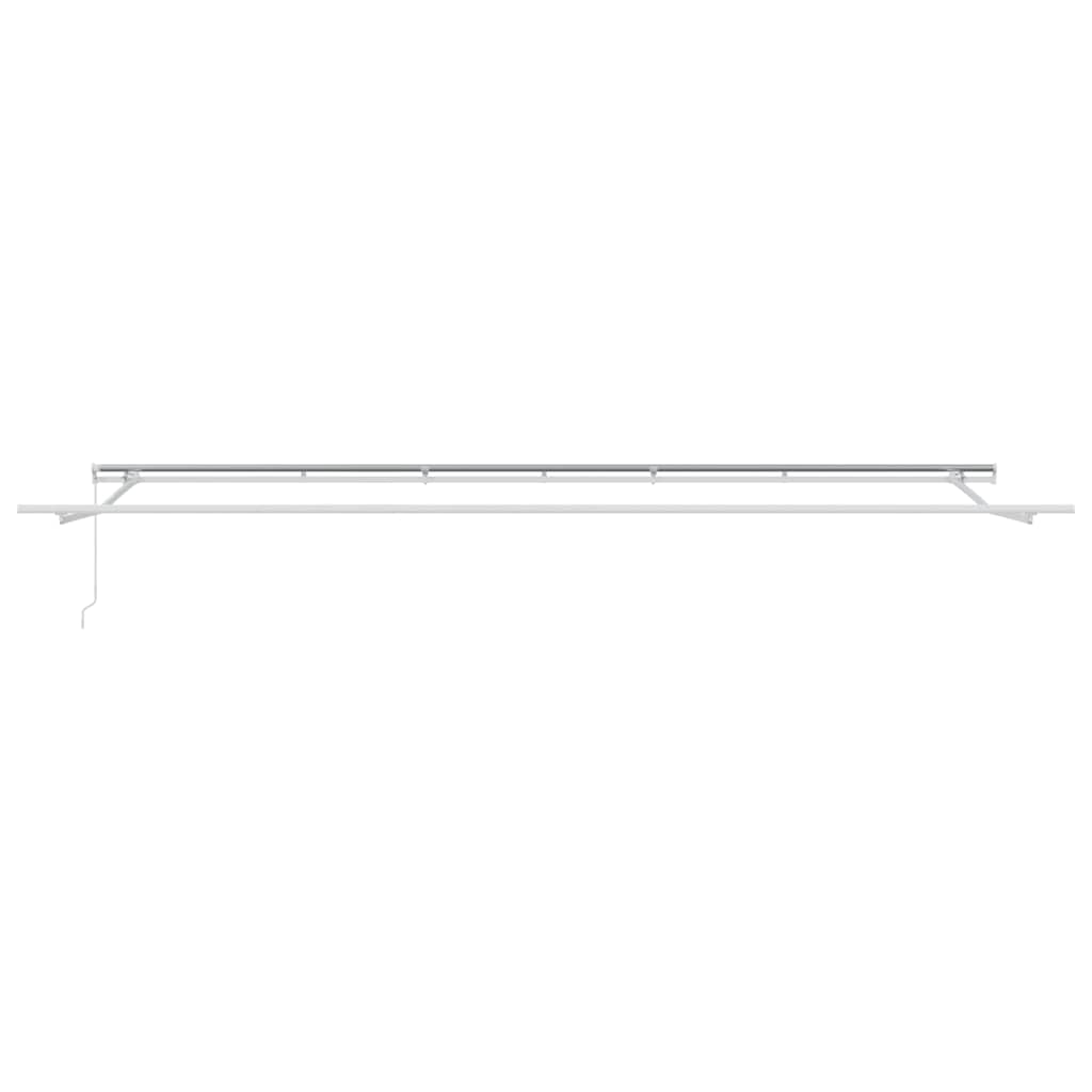 Manuell uttrekkbar markise burgunder 600x300 cm